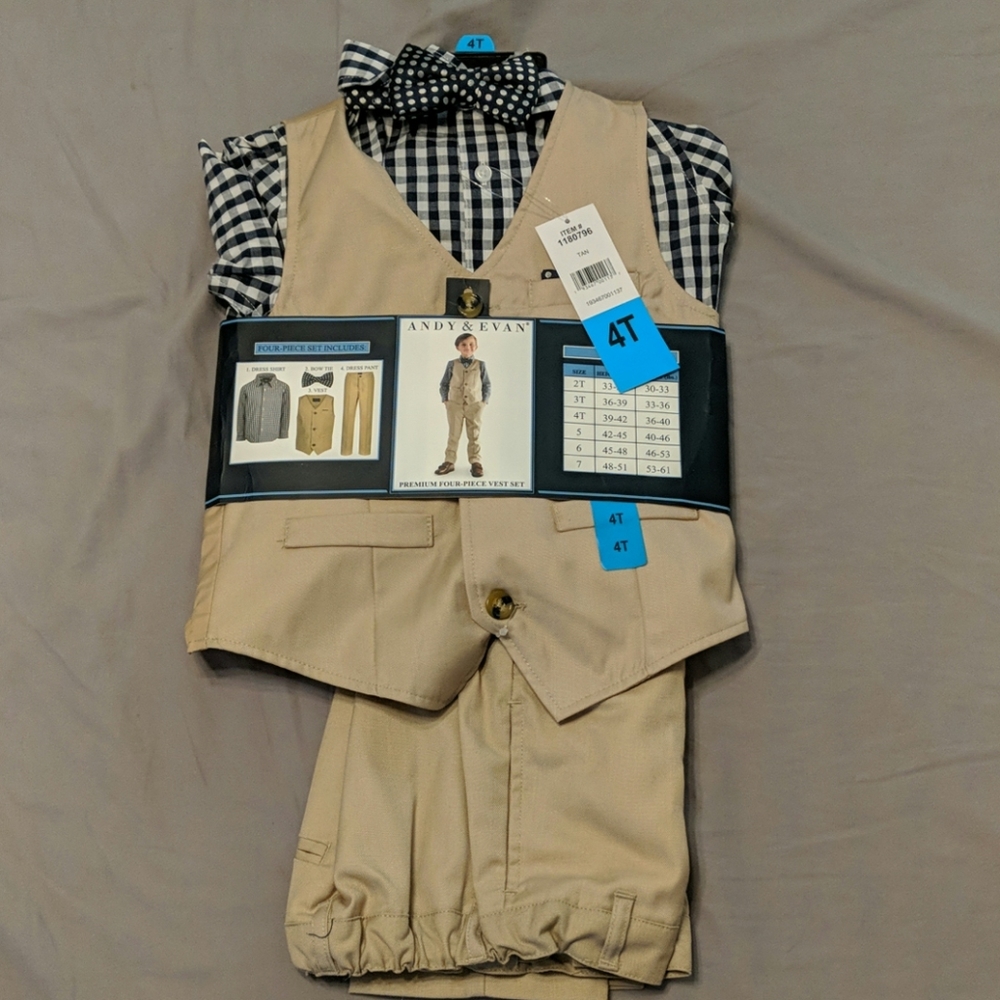 Andy & Evan boys' 4 pc outfit